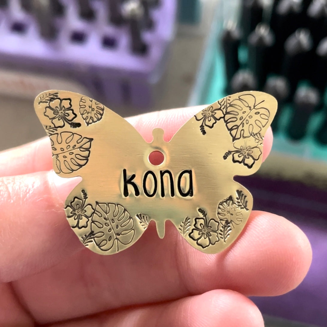 Design Your Own Butterfly Tag